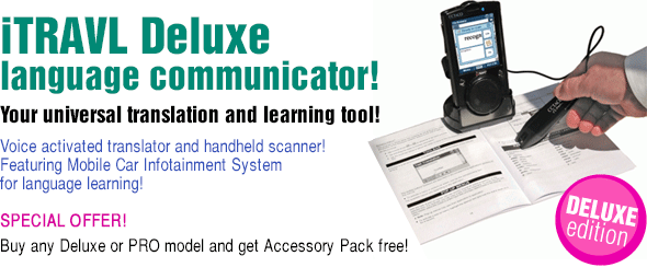 New iTRAVL Deluxe language communicator!