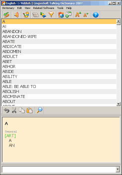 Windows 7 LingvoSoft Dictionary 2009 English <-> Yiddish 4.1.29 full